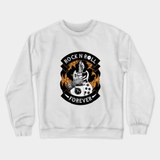 rock n roll Crewneck Sweatshirt